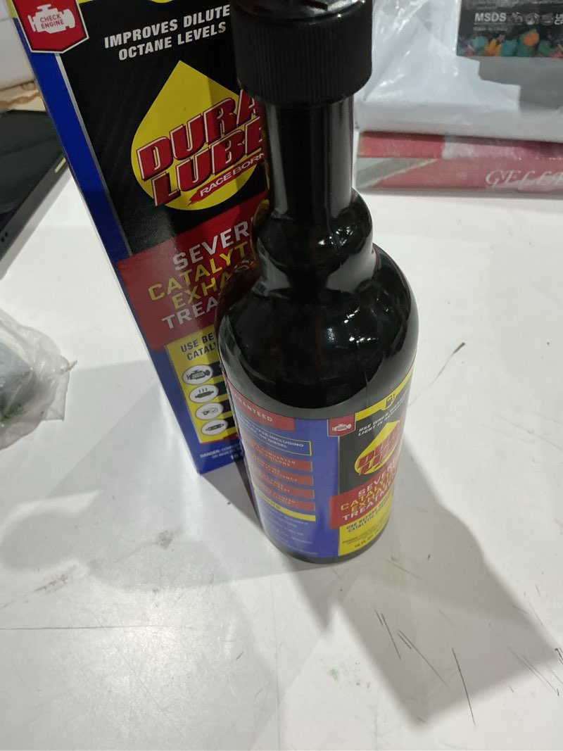Condition photo showing Good Condition for dura lube catalytic converter cleaner  exhaust treatment emissions addititve  16 oz