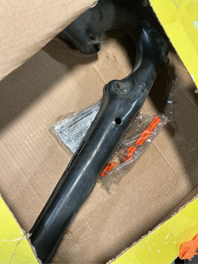 Condition photo showing As Is for moog ck620889 front right lower suspension control arm and ball joint assembly for chevrolet silverado 1500
