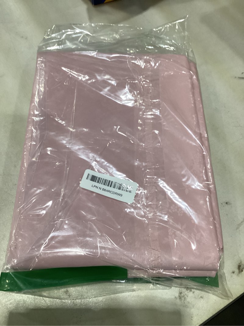 Condition photo showing Good Condition for Smiry Rectangle Table Cloth, Waterproof Heavy Duty Vinyl Tablecloths, Wipeable Washable Table Cover for Kitchen and Dining Room (Pink, 60" X 84") 84" x 60" (Rectangular) Pink