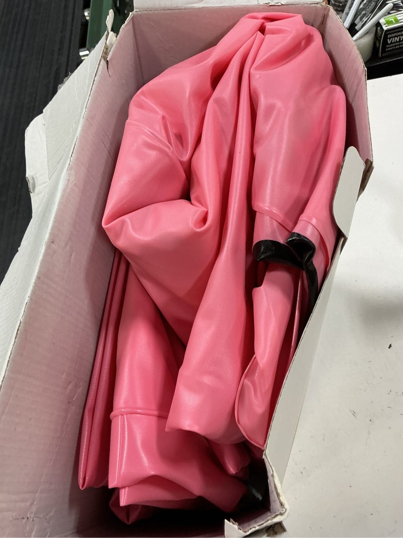 Condition photo showing Good Condition for qpau blow up inflatable toddler travel bed with sides, toddler air mattress for camping, traveling, hotel, or home use, hand pump included (pink)