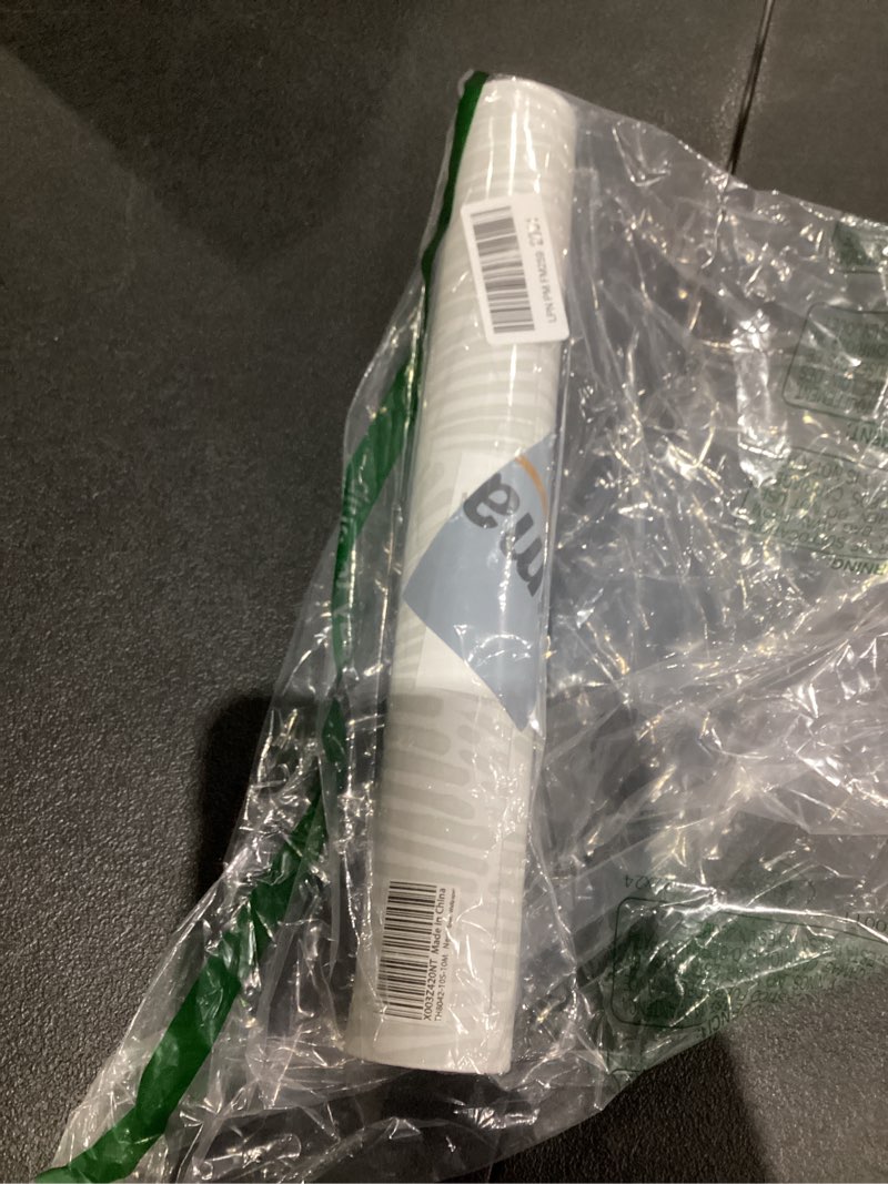 Condition photo showing New/Like New for Green Wallpaper 17.3"×393" Modern Striped Wallpapers Peel and Stick Wallpaper Vinyl Boho Removable Self Adhesive Wallpaper for Bedroom Waterproof Wall Paper White and Green Contact Paper 17.3" x 393" Green