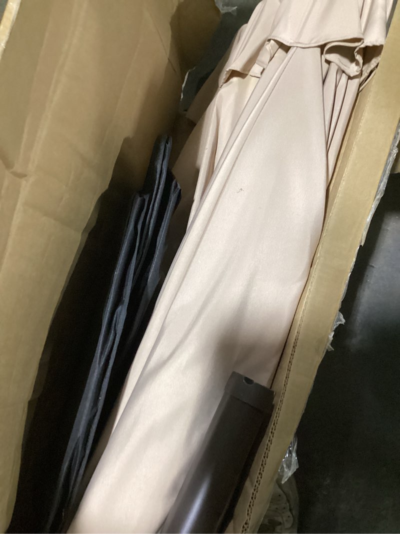 Condition photo showing Good Condition for seazul 6.5ft sun shade umbrella, portable umbrella with stand for sports, water weight bag, adjustable and lightweight, sun protection, khaki khaki with water weight bag