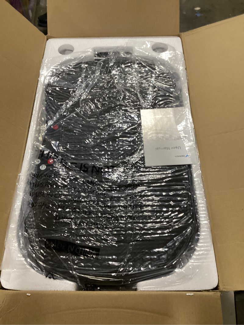 Condition photo showing New/Like New for MERACH Vibration Plate Exercise Machine, Vibration Plate for Lymphatic Drainage Weight Loss, Vibrating Plate Exercise Machine with Bluetooth and LED Display, Workout Equipment for Women Men Home Black