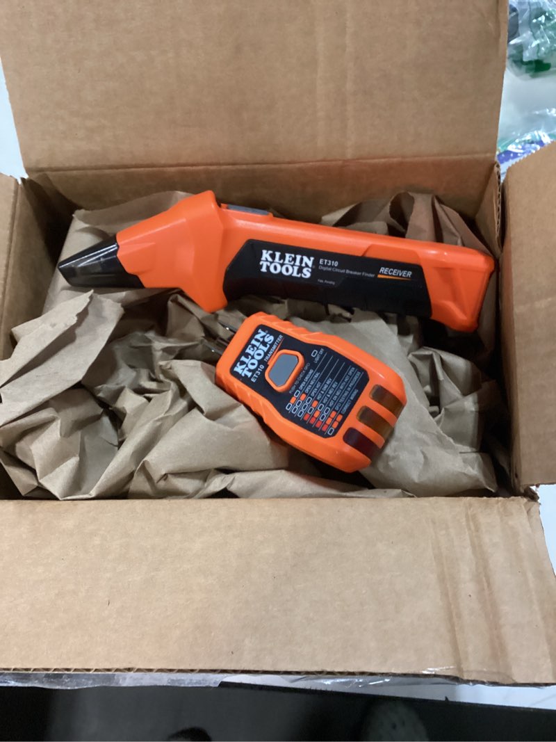 Condition photo showing Good Condition for Klein Tools ET310 AC Circuit Breaker Finder, Electric and Voltage Tester with Integrated GFCI Outlet Tester