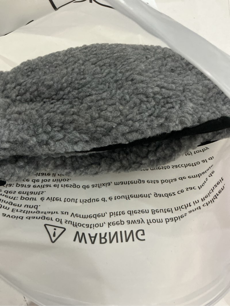 Condition photo showing Good Condition for Harssidanzar Women's Sherpa Mitten Genuine Suede Outdoor Mitt Winter For Thermal Lined With Finger Liners SL020US Medium Grey/Black