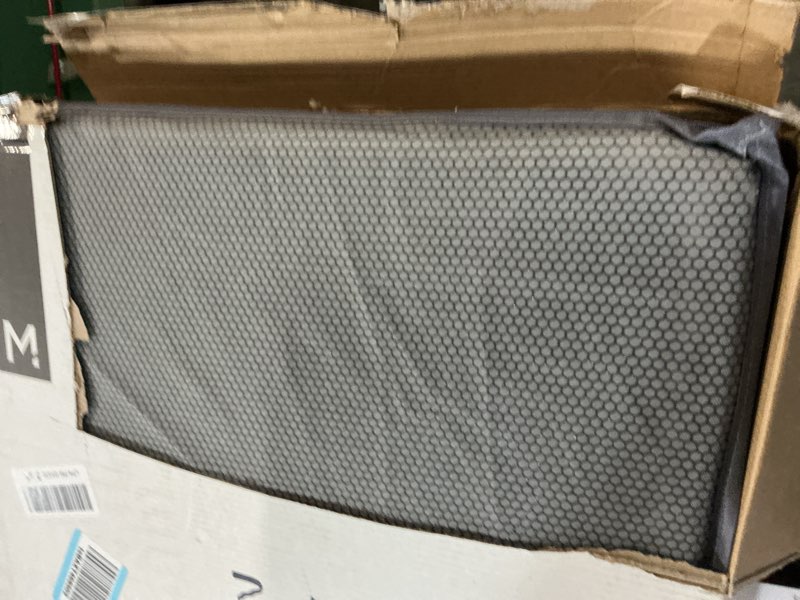 Condition photo showing As Is for meliusly heavy duty bunkie board queen size (60x80) - non-slip breathable bed support board for slatted bed frame, anti-sag under bed support, noise minimizing moisture resistant bed board queen (60x80'')