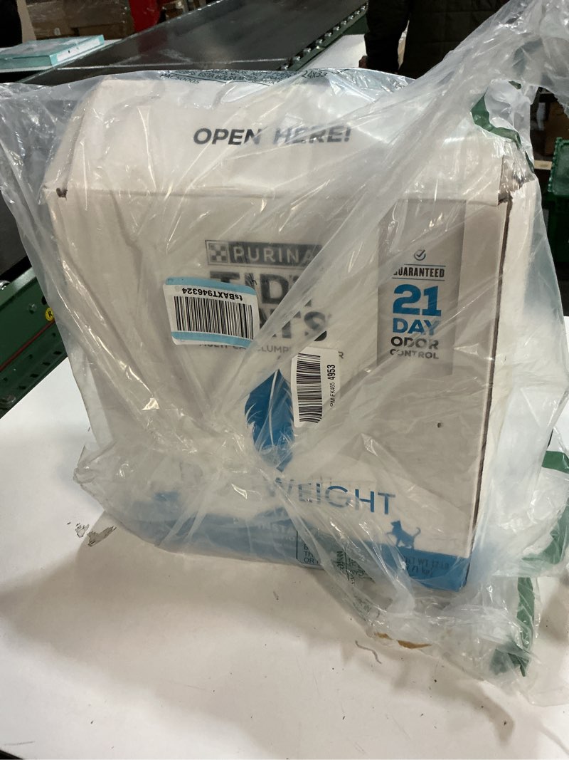 Condition photo showing Good Condition for Purina Tidy Cats LightWeightInstant Action, Odor control, Multi-Cat, Clumping, 99.9 Percent Dust Free Cat Litter - 17 lb. Box 17 Pound (Pack of 1)