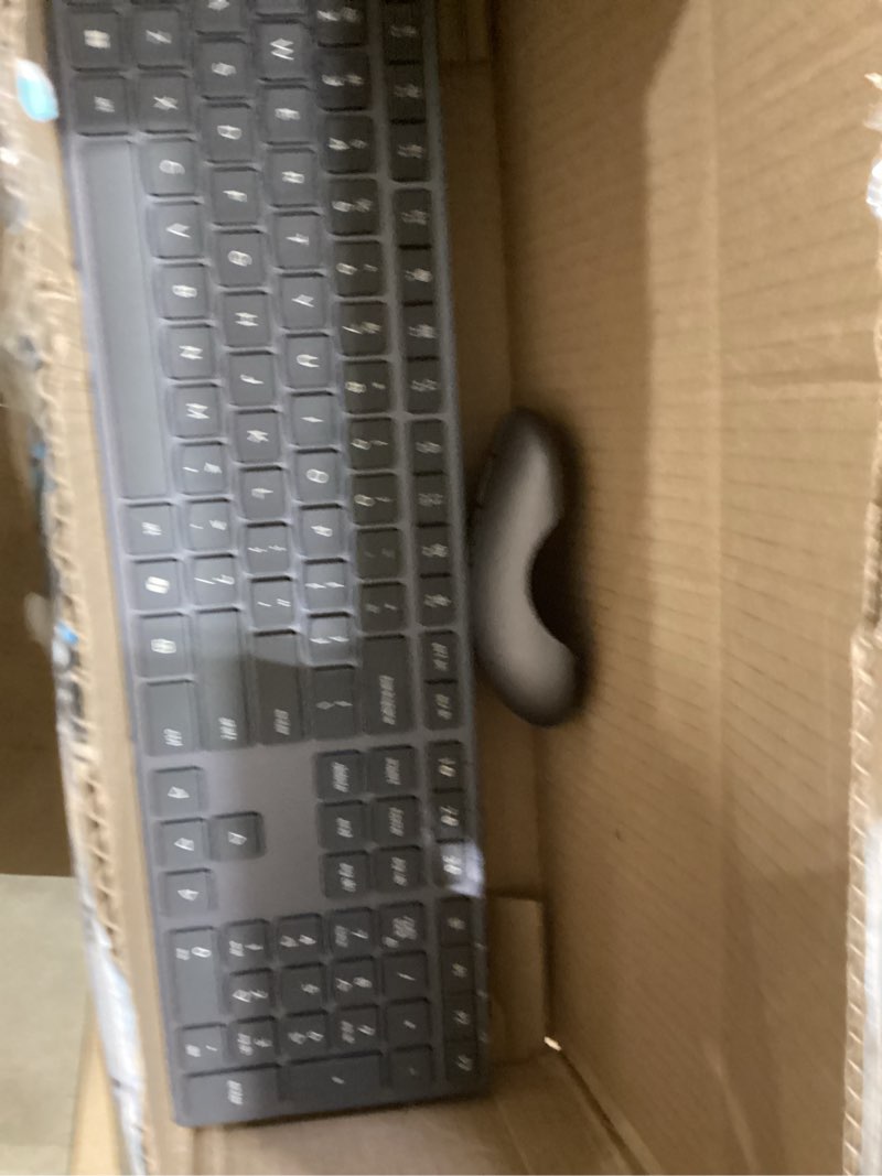 Condition photo showing As Is for Lenovo 700 Modern Wireless Keyboard & Mouse Combo, 2.4 GHz Dongle & Dual Bluetooth Connection, AES-128 Encryption, 36 Month Battery Life, Quiet Mouse, Luna Grey incomplete 