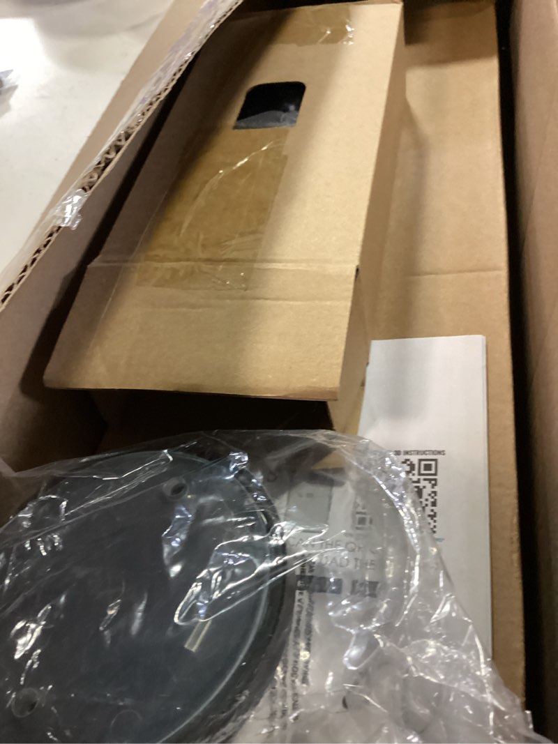 Condition photo showing Good Condition for zenna home no drill curved shower curtain rod, 32 - 40 inches adjustable shower rod for small tubs or showers, easy install, choice of no drilling tension or wall mount, rustproof, bronze