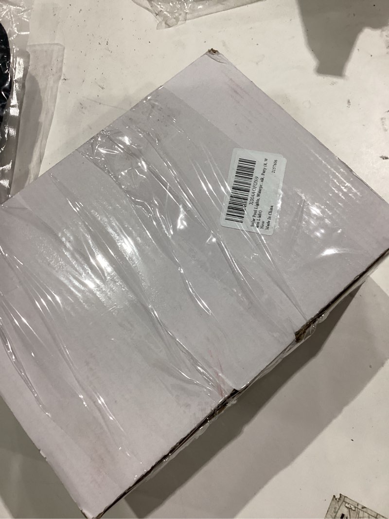 Condition photo showing Good Condition for Longzhuo Solar Pool Lights - Waterproof Stainless Steel Floating Lights for Above Ground Pools, Outdoor Garden & Yard Decoration (8PCS-Warm Light)