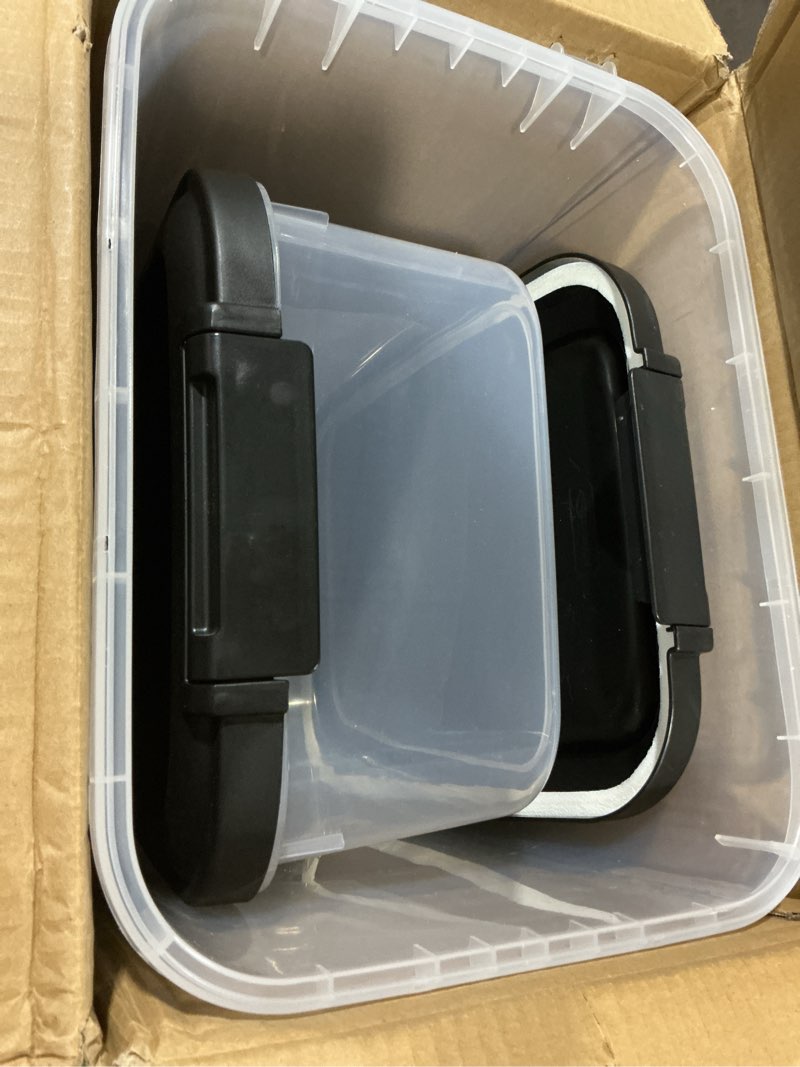 Condition photo showing Good Condition for Amazon Basics Pet Food Storage Container 30lbs+10lbs