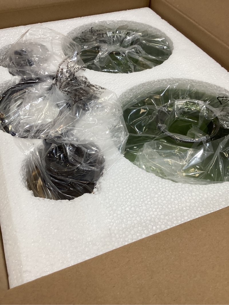 Condition photo showing Good Condition for bathroom light fixtures mid century wall sconce 2-lights with green striped shade glass wall mount light modern vanity lights for over mirror bedroom hallway overhead jade green