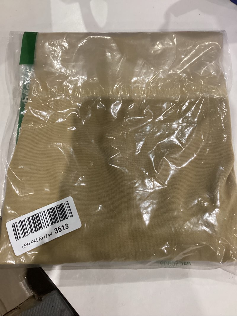 Condition photo showing New/Like New for Cicy Bell Womens Summer Mini Dress Cap Sleeve Collared V Neck Casual Ribbed A Line T Shirt Dresses Khaki Small
