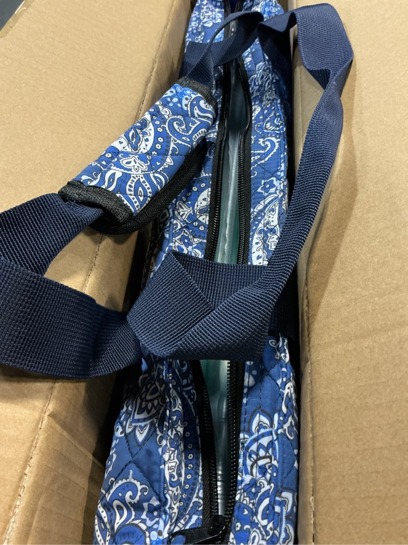 Condition photo showing Good Condition for American Mahjong Game Set, 166 Blue Tiles (1.2”), 4 All-in-One Color Rack/Pushers & Drawstring Bag, Complete Mahjong Sets with Blue Printed Carrying Bag and Mahjong Tile Set Accessories