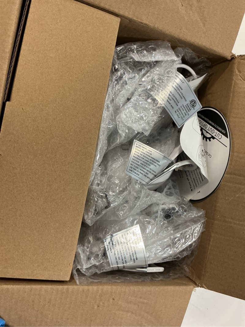 Condition photo showing Good Condition for popanu 4inch gimbal led recessed light recessed led 4 inch white swivel gimbal canless light 360° rotation 90° tilt 4" 9w eyeball lighting dimmable adjustable can spotlights 5cct white 4 inch 6 pack 4 inch - 6 pack white