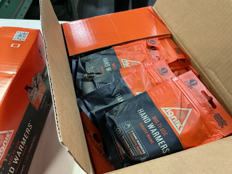Condition photo showing New/Like New for Ignik Resealable Multiple-Use Hand Warmers for 10 Hours of Heat Across 72 Hours 80 Pairs