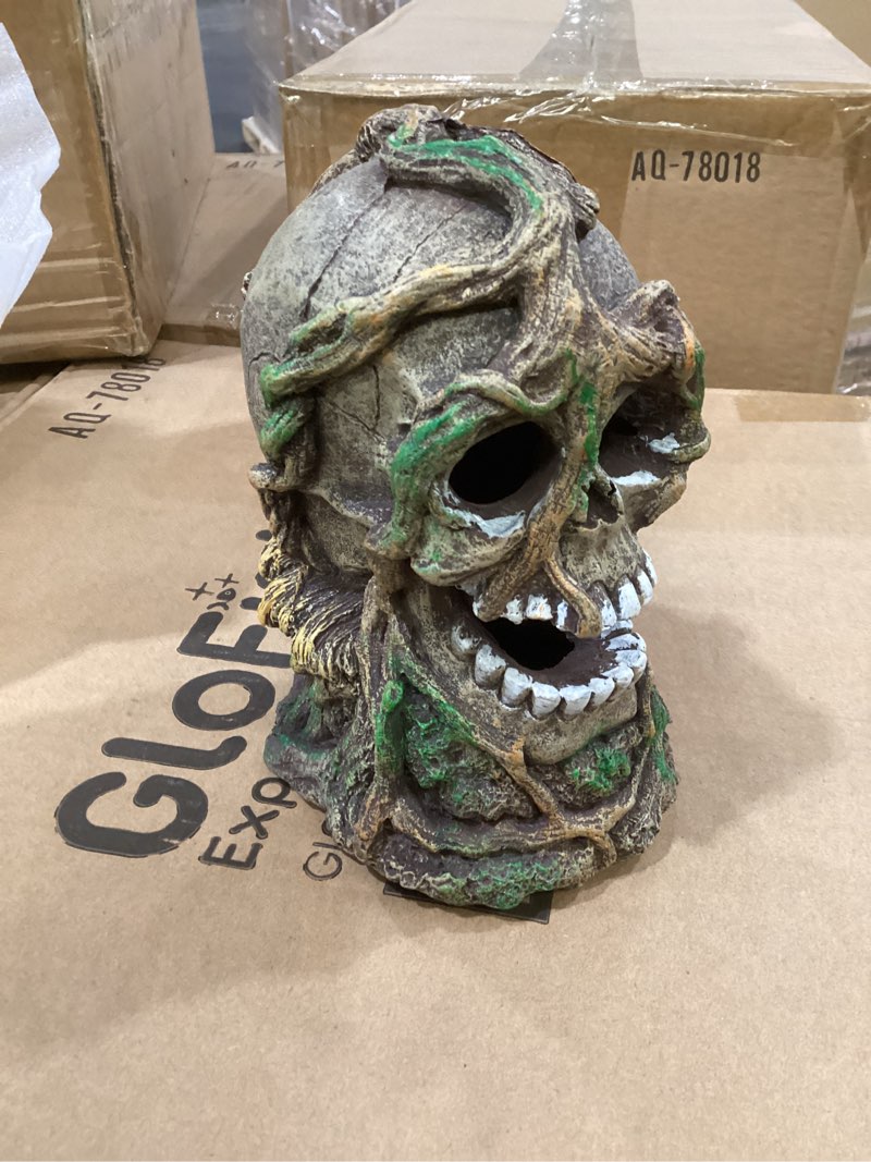 Glofish cycle xl skull for aquarium 
