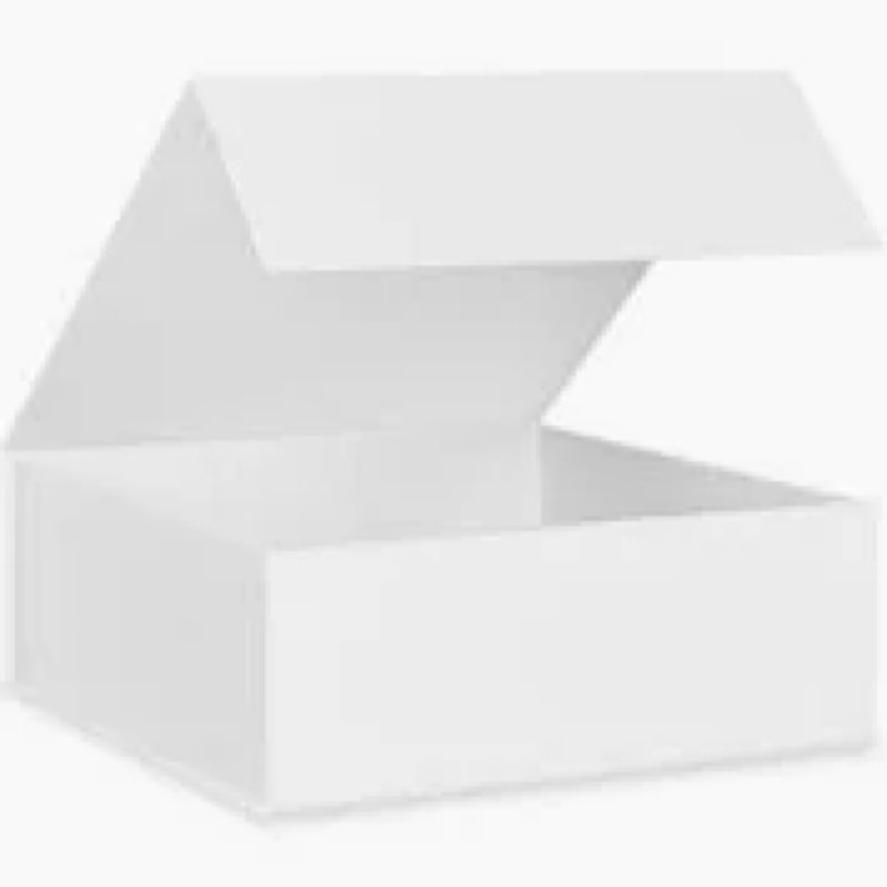 BLK&WH Extra Large Gift Boxes 17x11x4 Inches, White Gift Boxes with Magnetic Closure Lid, Sturdy Shi