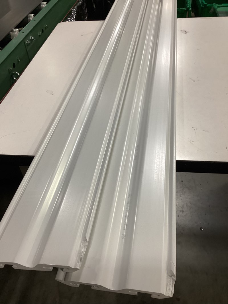 Condition photo showing As Is for gladiator geartrack 48-in light gray composite multipurpose storage rail system of 2 pack