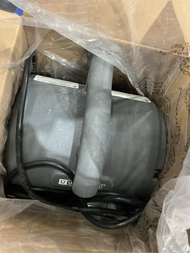 Condition photo showing As Is for utilitech air mover 1/4-hp 900-cfm centrifugal daisy chain compatible indoor blower fan with…