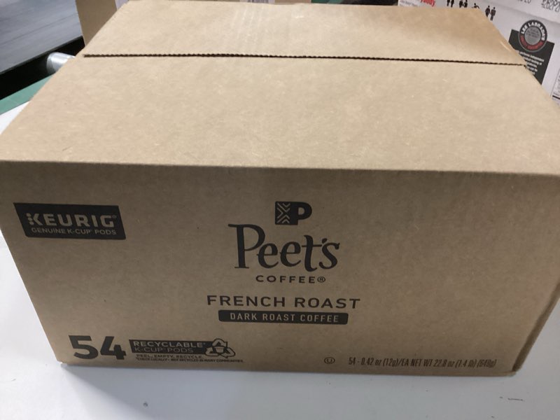 Condition photo showing Good Condition for (Best By/12/05/2025) Peet's Coffee, Dark Roast K-Cup Pods for Keurig Brewers - French Roast 54 Count (1 Box of 54) Packaging May Vary (B06VWK65H8)