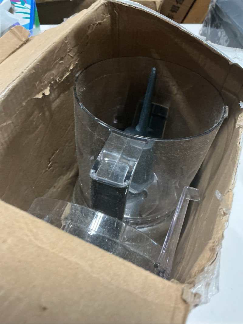 Condition photo showing As Is for cuisinart mini prep plus food processor, 4 cup, brushed stainless (shiny) stainless steel 4 cup processor