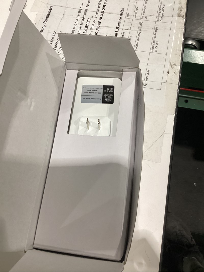 Condition photo showing Good Condition for wifi extender signal booster for home: internet repeater range covers up to 9995 sq.ft and 45+ devices (white)