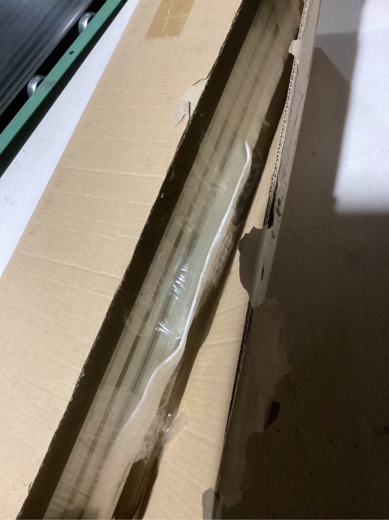 Condition photo showing Good Condition for Ceiling Curtain Track Set - Dual Track Ceiling Mount 10ft, Heavy-Duty Double Track Rails with Silent Slides, Room Divider Double Track System, Includes Hooks/Clips/Brackets, White