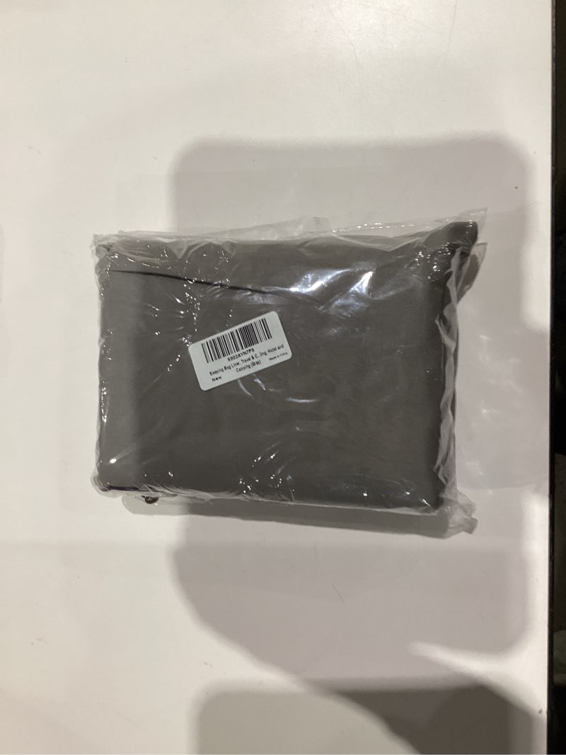 Condition photo showing New/Like New for Travel and Camping Sheet Sleeping Bag Liner - Lightweight Compact and Portable Adult Sleeping Bag - Ideal for Traveling,Hostels and Camping Brownish gray
