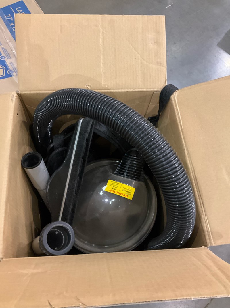 Condition photo showing As Is for Hoover Commercial Shoulder Vac Pro Backpack Bagged Vacuum Cleaner, with HEPA Media Filter, Lightweight with Extra Long Cord, Chiropractic Design, for Carpet and Hard Floors, C2401, Black