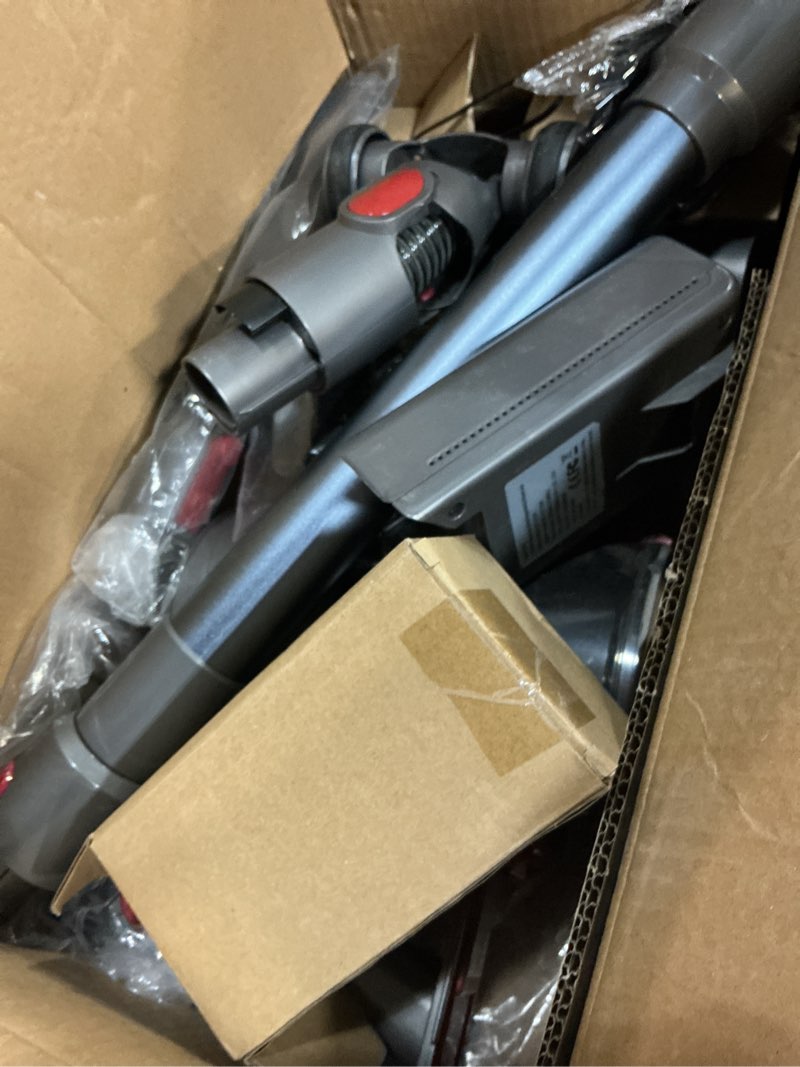 Condition photo showing Good Condition for Cordless Vacuum Cleaner for Home, Powerful Stick Vacuum with Rechargeable Battery, Green Light Anti-Tangle Brush, 6-in-1 Lightweight Handheld Vacuum for Pet Hair, Hard Floor, Carpet, Red