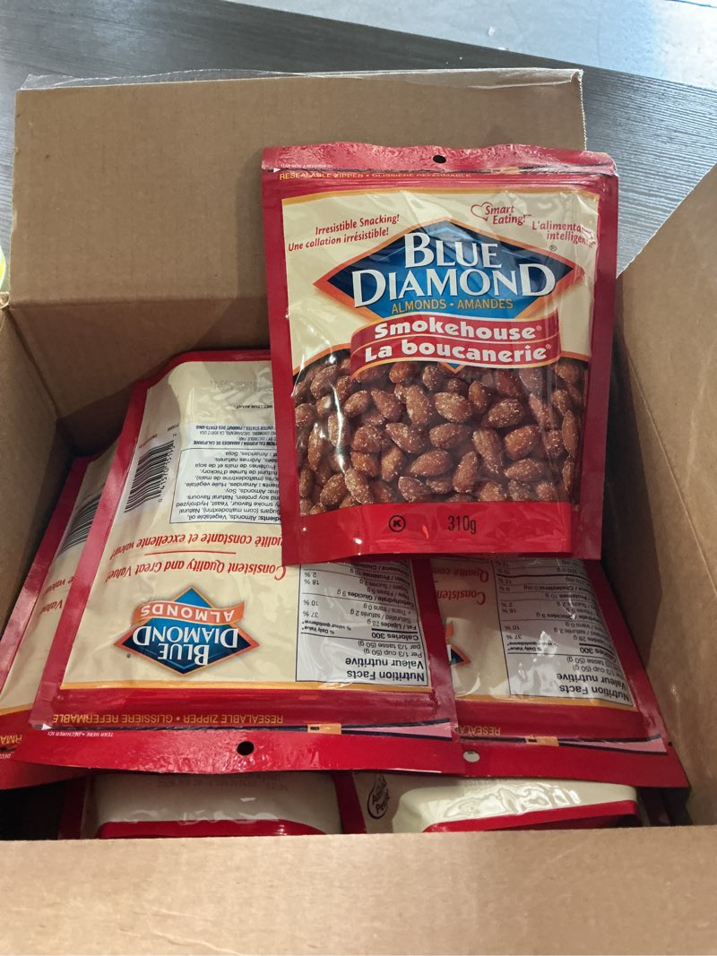 Condition photo showing Good Condition for blue diamond almonds smokehouse