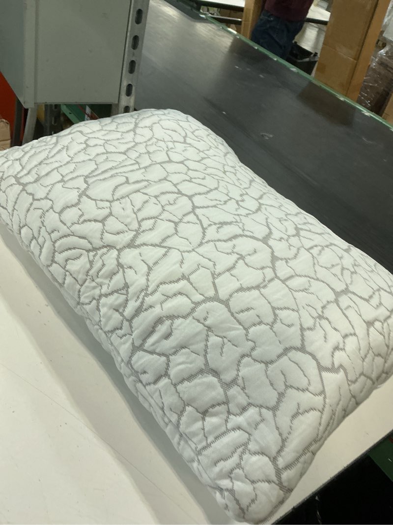 Condition photo showing Good Condition for (set of 1)bpc premium rayon derived from bamboo firm pillows king size set of 2 - hypoallergenic shredded memory foam pillows with removable cover bed pillows for side stomach and back sleepers, certipur-us grey king (pack of 2)
