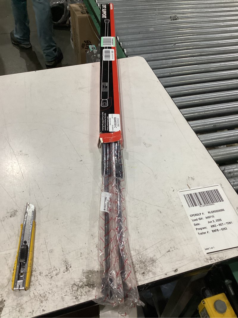 Condition photo showing New/Like New for a-premium rear tailgate lift supports shock struts compatible with select pontiac and oldsmobile models - trans sport 1992-1996, silhouette 1992-1996 - replace # 10273532 (2-pc set)