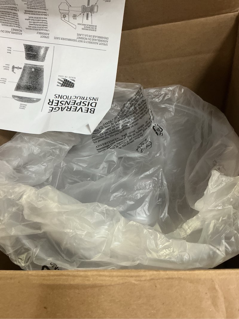 Condition photo showing Good Condition for Creativeware 3-Gallon Beverage Dispenser- Poly Prop Beverage Dispenser, Clear