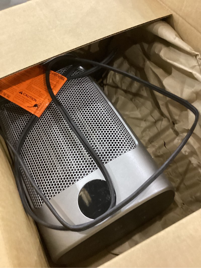 Comfort Zone Digital Desktop Heater, 1500W/1000W, ECO Mode, Thermostat, Remote Control, 12H Timer, T