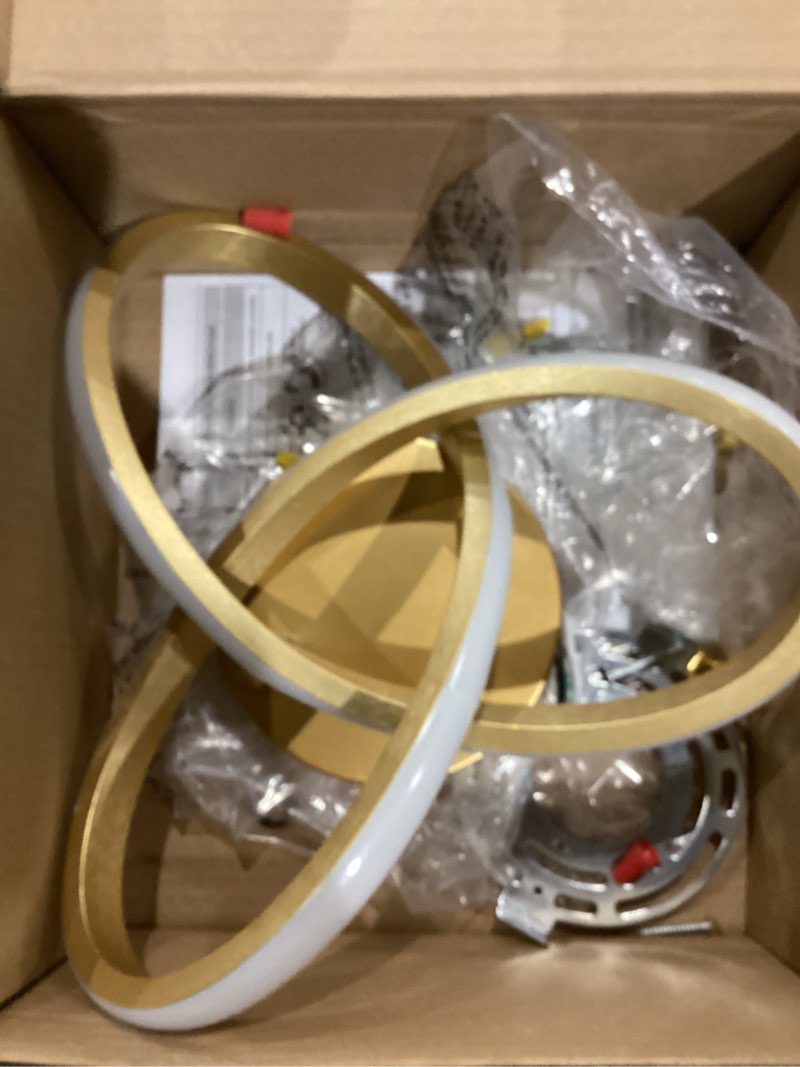 Condition photo showing Good Condition for led hallway light fixtures modern led ceiling light 6000k gold semi flush mount ceiling light for hallway kitchen bedroom entryway bathroom ceiling lamp