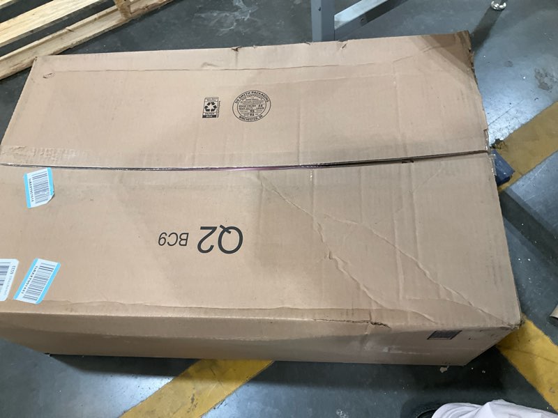 Condition photo showing As Is for Kono Lightweight 28 Inch Expandable Luggage with Quiet Spinner Wheels TSA Lock, Scratch and Drop Resistant PC+ABS Hardside Durable Large Checked Suitcase, Pink 28" Pink