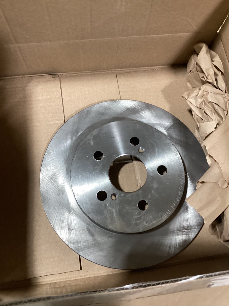 Condition photo showing As Is for Durago Professional Series Rear Solid Brake Rotor Standard
