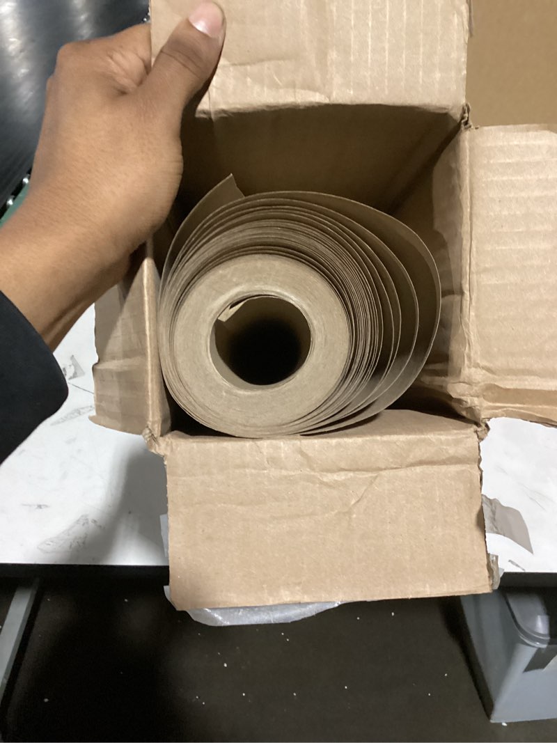 Condition photo showing As Is for Floor Protection Paper, 36 inch x 166 ft Roll, Made in USA, 69# Brown Rosin Masking Paper Roll, 100% Recycled, Thick Floor Covering for Painting, Moving, and Construction
