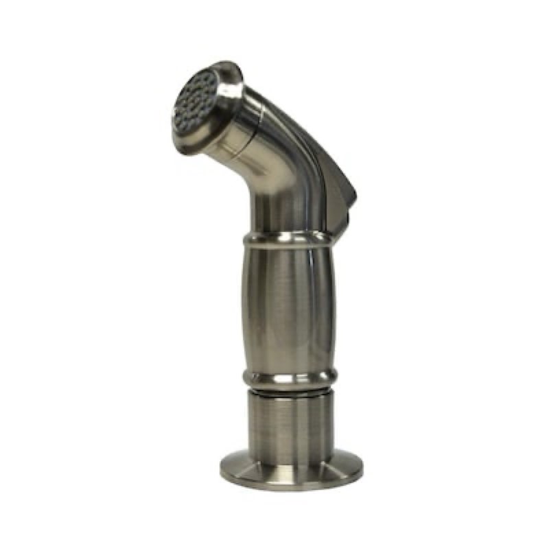 Condition photo showing As Is for danco brushed nickel faucet side spray head