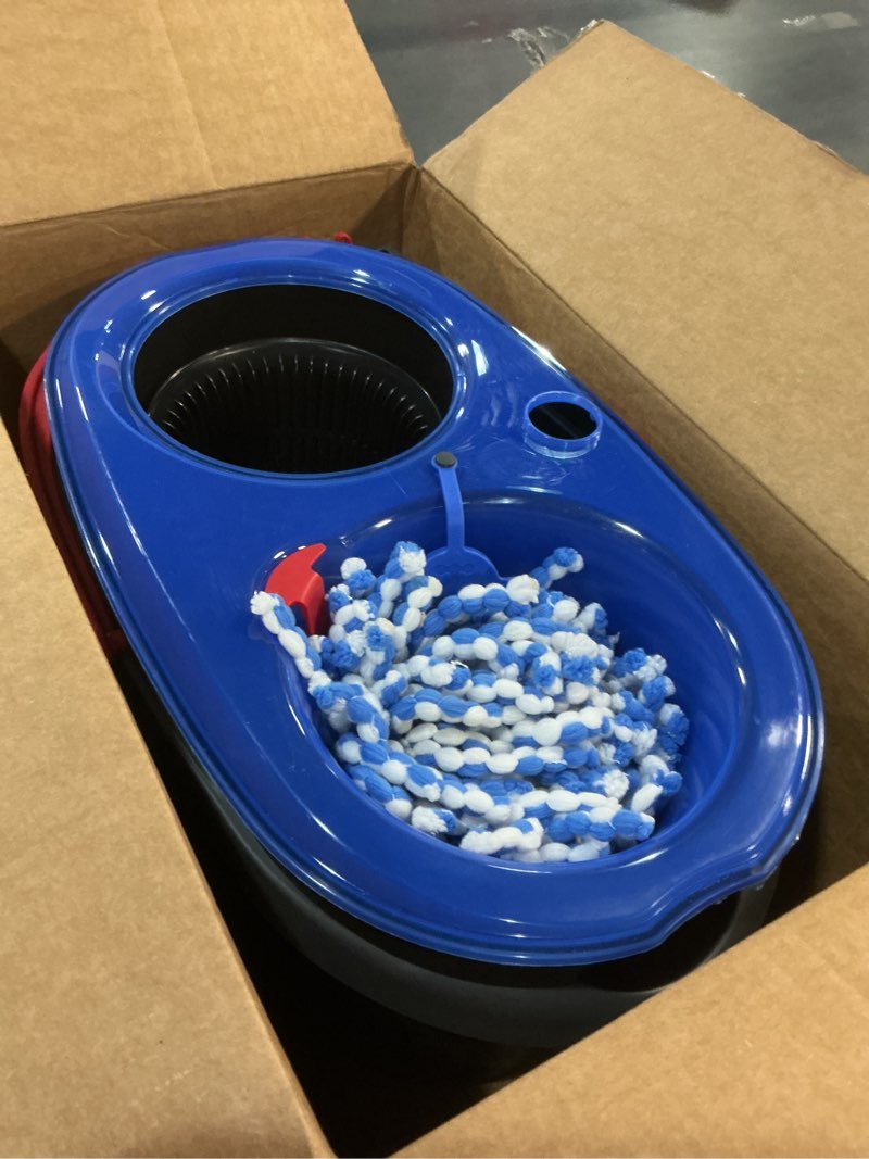 Condition photo showing Good Condition for O-Cedar RinseClean Spin Mop & Bucket System | Clean with Water | Removes 99% of Bacteria Plastic Rinseclean Spin Mop & Bucket Cleaning System