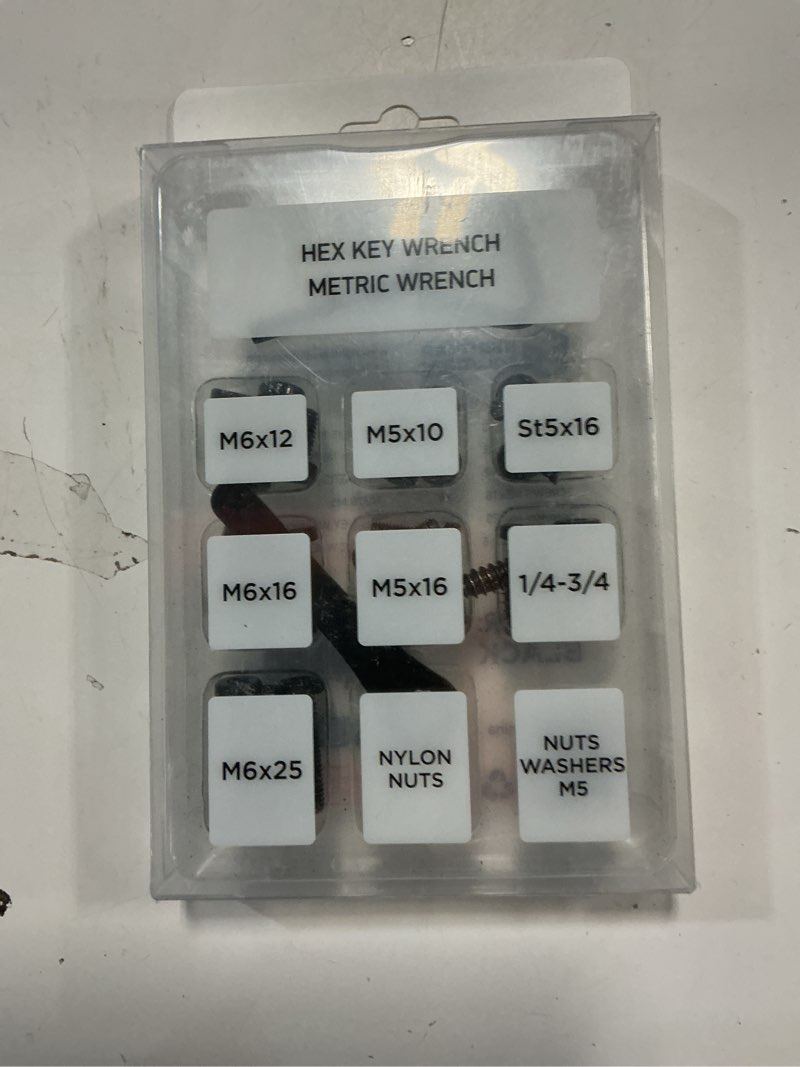 Condition photo showing Good Condition for Rightcar Solutions License Plate Screws Stainless Steel License Plate Fasteners for Front License Plates, Rattle-Proof Security Screws with Hex Key - Anti-Theft Screw Kit, Black Kit Anti-theft Screw Kit Black Kit