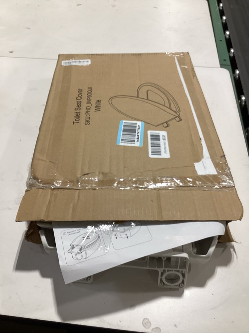 Condition photo showing Good Condition for Toilet Seat, Elongated Toilet Seat with Toddler Seat Built in, Potty Training Toilet Seat Elongated Fits Both Adult and Child, with Slow Close and Magnets- Elongated