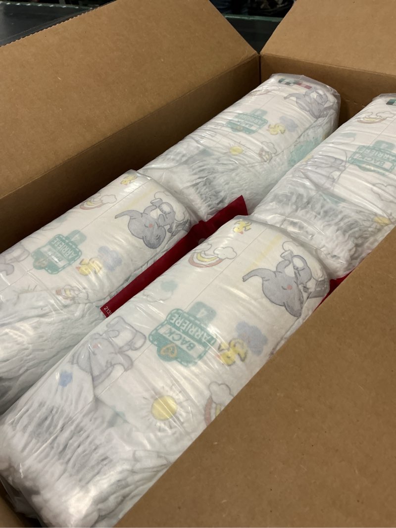 Condition photo showing New/Like New for pampers 132 pack swaddlers 360 white unisex size 4 disposable baby diapers