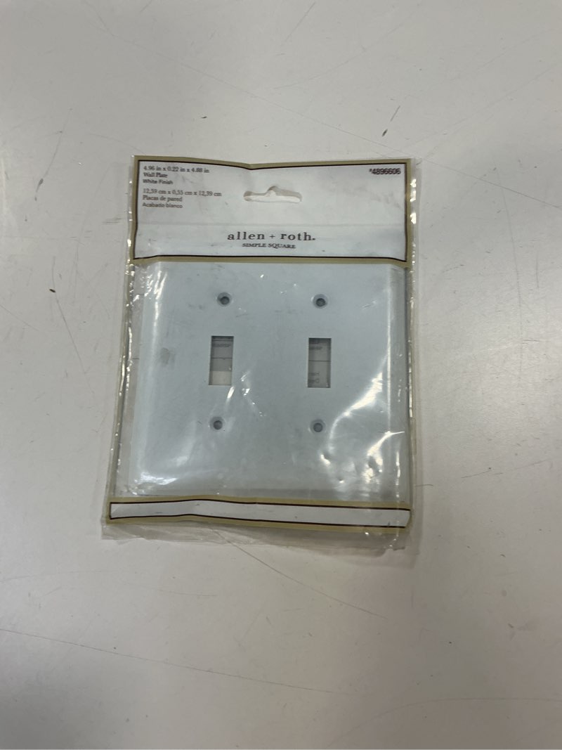 Condition photo showing Good Condition for EATON Wiring PJ2W-SP-L Polycarbonate 2-Gang Toggle Switch Mid Size Wall Plate, White