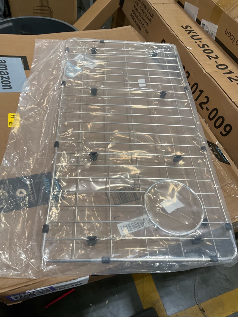 Condition photo showing Good Condition for szhy-link ctxbg2814 stainless steel bottom grid for specific elkay sink rack for bottom of sink 28-1/5" x 14-1/5" x 1-1/4" protectors for kitchen sink grate