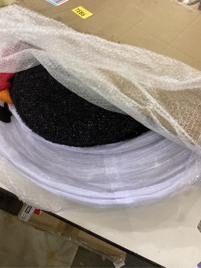 Condition photo showing New/Like New for VINGLI Snowman Outdoor Christmas Decorations with 90 LED Lights, Lighted Snowman with Top Hat Holida