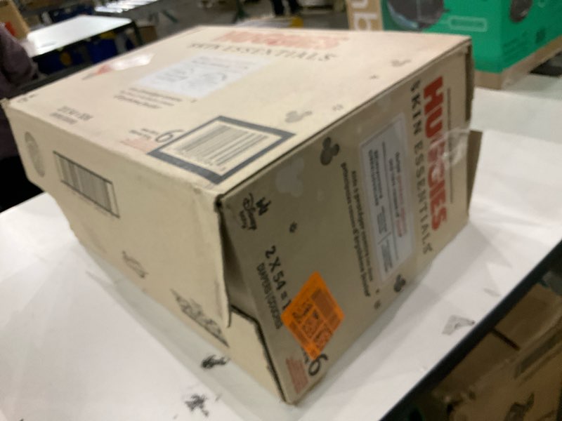 Condition photo showing As Is for Huggies Skin Essentials Luxury Diapers - Size 6 - 108ct