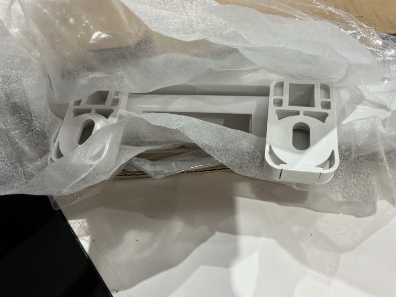 Condition photo showing As Is for american standard 5503a00b.020 transitional elongated toilet seat soft close, white elongated front